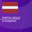 Visual for A snapshot of Digital Skills in Latvia